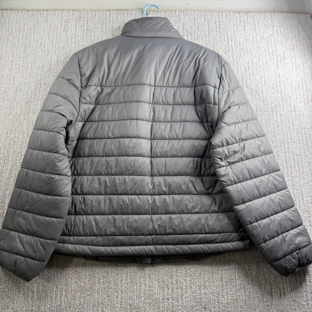 True Religion HS LS Puffer Jkt Granite Gray Mens Size M Jacket 107687